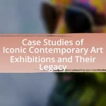 Case Studies of Iconic Contemporary Art Exhibitions and Their Legacy