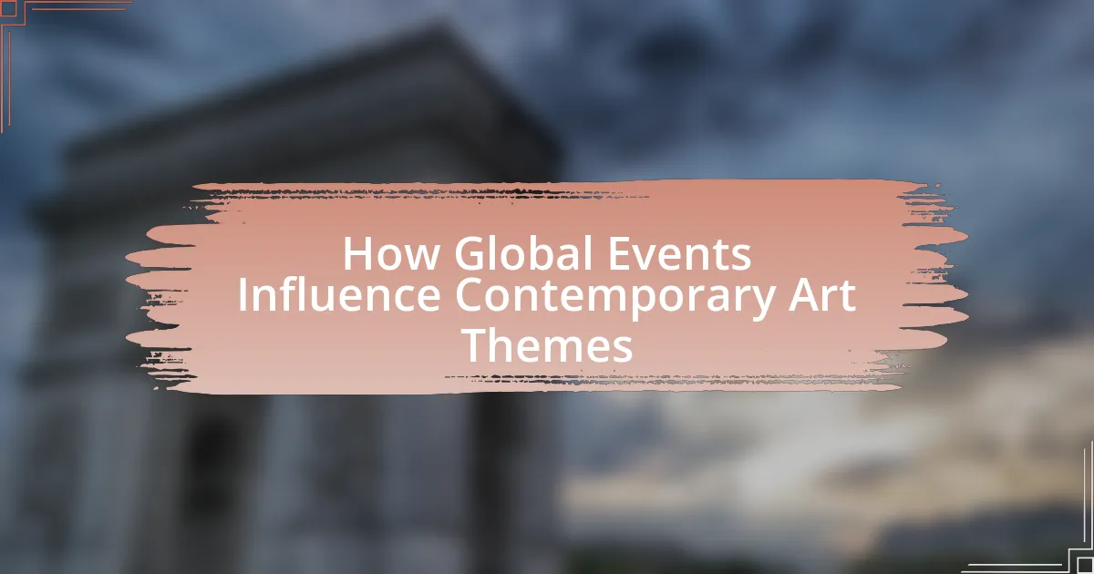 How Global Events Influence Contemporary Art Themes